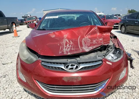 2013 Hyundai Elantra Gls z USA, uszkodzony, nr VIN 5NPDH4AE0DH437565